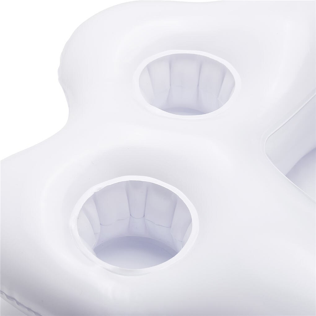 Air Mattresses For Cup Summer Party Bucket Rainbow Cloud Cup Holder Inflatable Pool Float Beach Pool Table Bar Tray