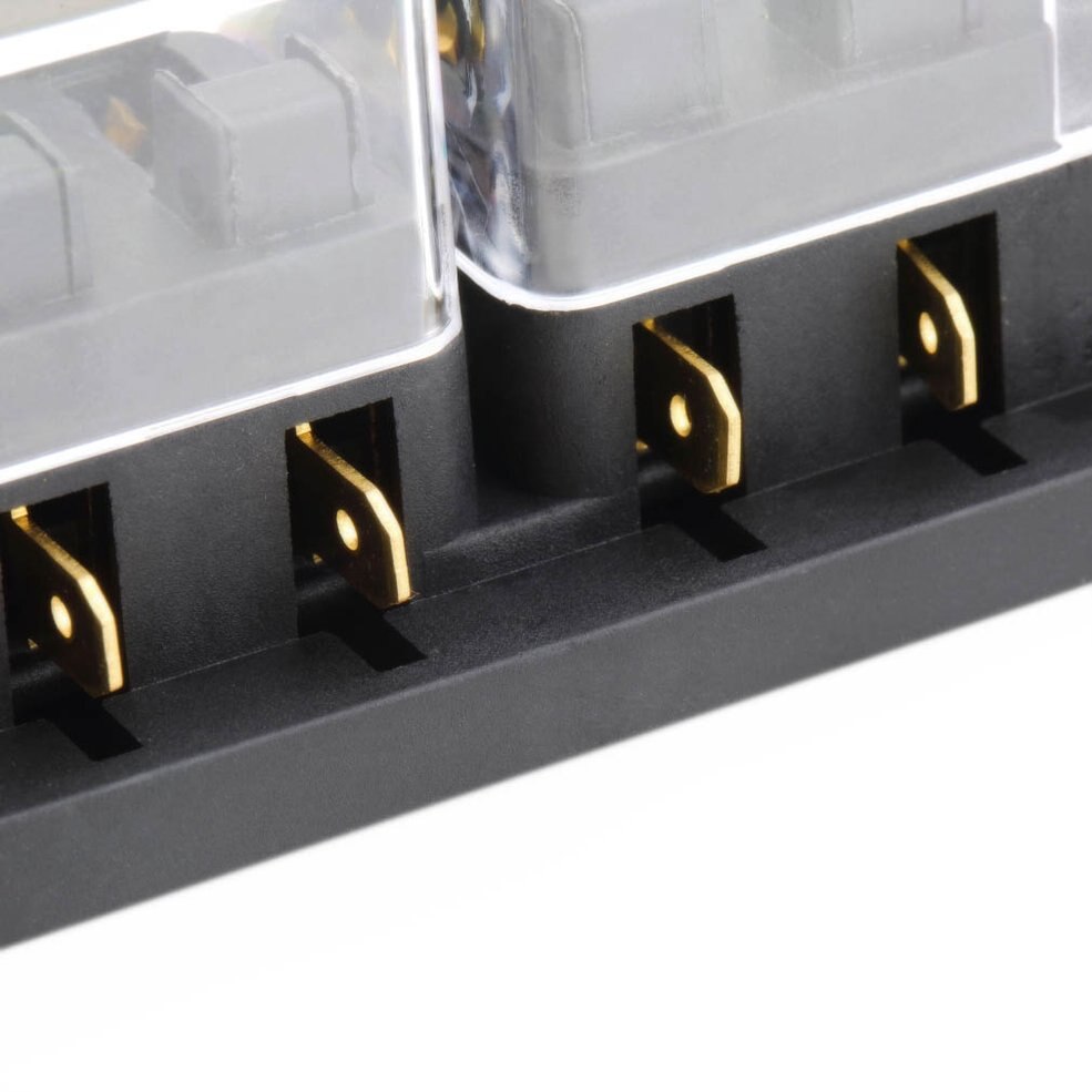 Auto Universal 4 Way auto car Fuse Box Block Fuse Holder Box Car Vehicle Circuit Automotive Middle-sized Blade 250V