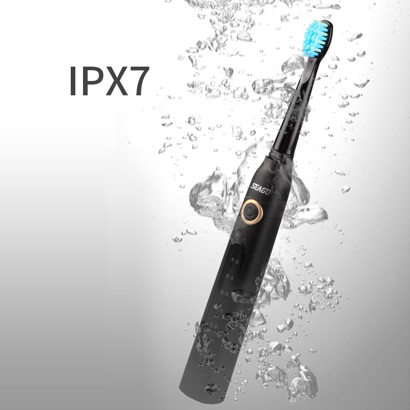 Rechargeable Electric Toothbrush Sonic For Adult Couples with 3 Toothbrush heads waterproof