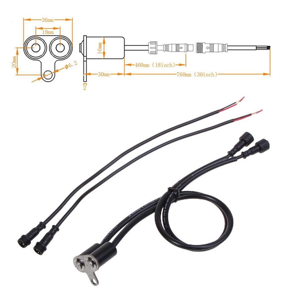 12V LED Handlebar Switch Motorcycle Single Switch Button Reset Manual Return Double Button ON-OFF Adjustable