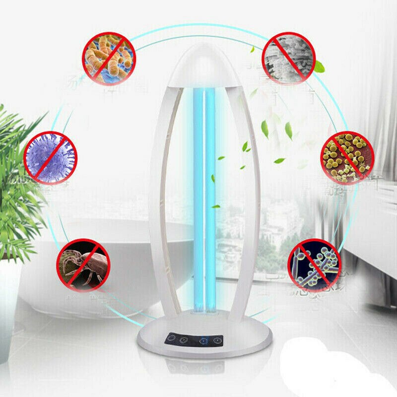 UV Light Disinfection 36 Watt UV Light Sanitizer with Remote Control UV Germicidal Light Sterilizer for Household Ozone Models