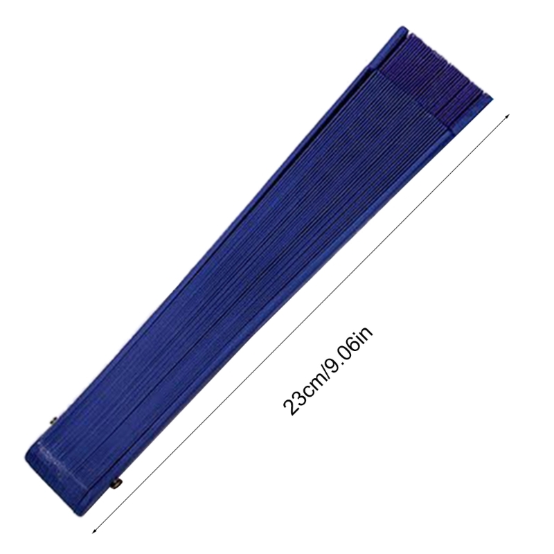 Abanico K1MF, abanico mano madera clásico y moderno, abanico plegable Color sólido español para bodas y