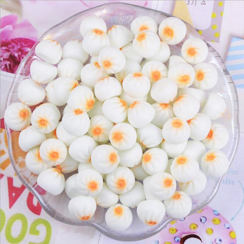 10pcs Miniature Dollhouse re-ment food Simulation mini buns for blyth bjd ob11 doll pretend play Kitchen Decor Accessories toys