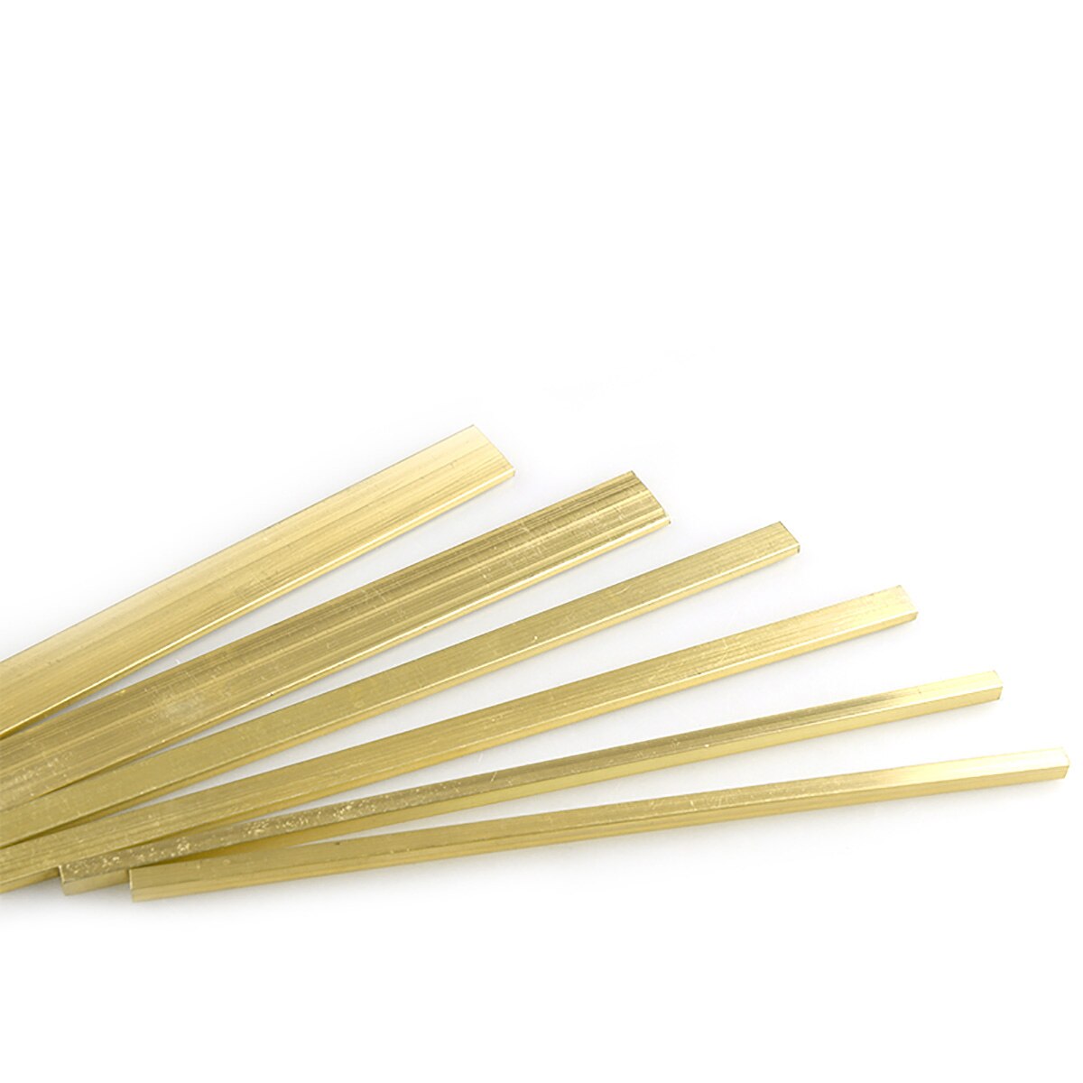 1pcs Length 500mm Solid H59 Brass Row Strip Brass Flat Plate Bar Thickness 3 4 5 6mm