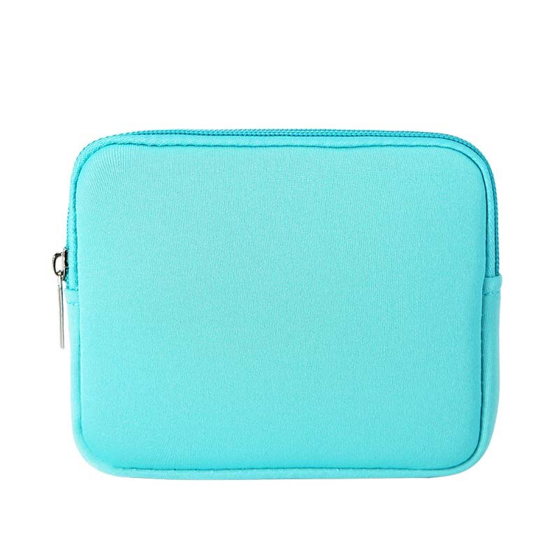 netbook, funda para portátil, funda de bolsillo para ordenador de mujer y hombre, funda de 16x13x2cm para Notebook, organizador de ordenador, bolsas con cremallera: Azul