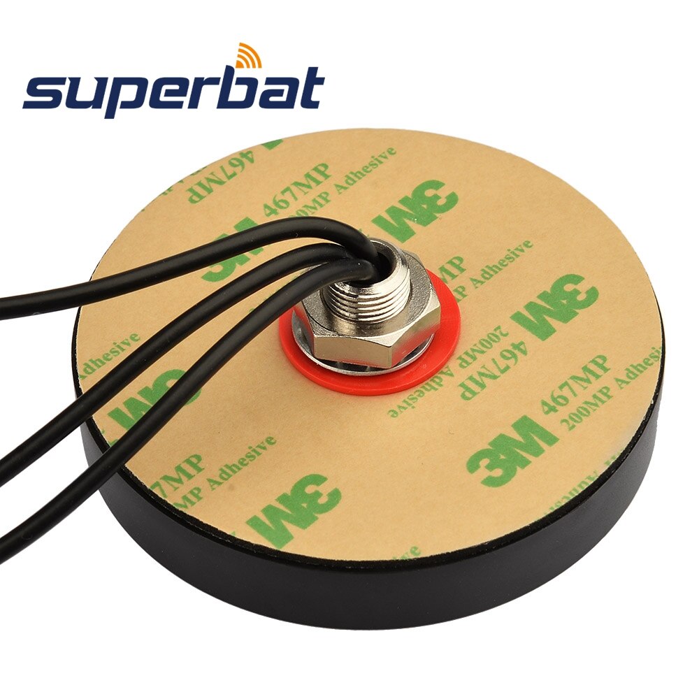 Superbat Low Profile GPS 4G LTE MIMO Screw Mount Omni-directional Antenna for Vehicle Truck RV Motorhomet Car Telematics Mobile