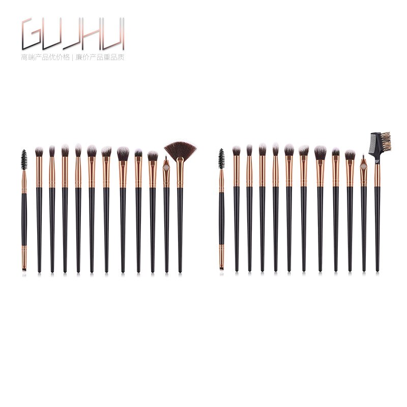 12 stuks Beroep Make-Up Borstel Nylon Vezels Oogschaduwborstel Waaiervormige Kwast Cosmetica Tool Make-Up Tool