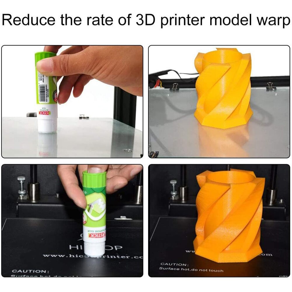 4PCS 3D Printer Solid Glue Sticks Special Non-toxic Washable Glue Stick for 3D Printer Hotbed Parts Accessories