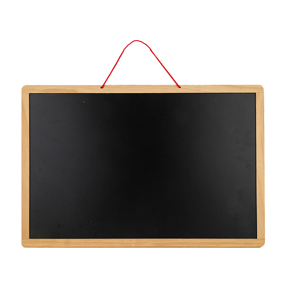 Desktop Whiteboard Magnetische Berichtornamenten Dubbelzijdig Houten Koffieshop Krijtbord: Default Title