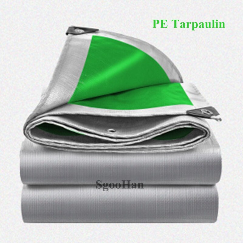 0.32mm pe presenning regntät tyg solskydd segelbåt bil lastbil canopys tarp markark camping husdjur vattentät duk
