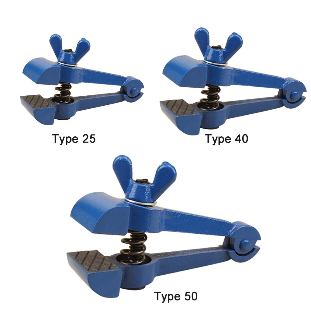 Heavy Duty Fixed Jaw Vice Workshop Bench Woodworking Non Slip Ductile Iron Hand Tool Engineering Rotatable Mini Accurate