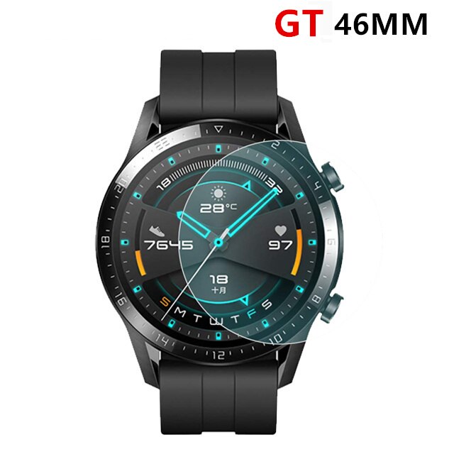 Gehard Glas Voor Huawei Horloge Gt 2 Screen Protector 42/46 Mm Polymeer Materialen Volledige Beschermende Film Huawei Horloge GT2 46mm/42 Mm: GT 46MM Glass