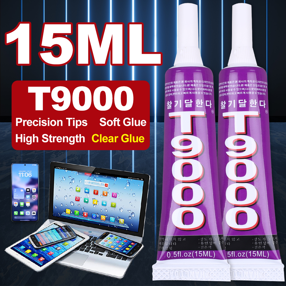 Cell Phone Repair Glue LCD Electronics Frame Display Epoxy Adhesive Touch Screen Headphone Speaker Rubber Edge Sealant Tools Kit: Yellow