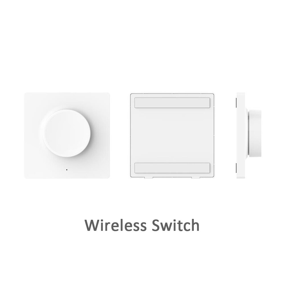 Yeelight Smart Dimmer Switch Intelligent Adjustment Off Light Still Work 5 In 1 Control Smart Switch: Wireless Switch