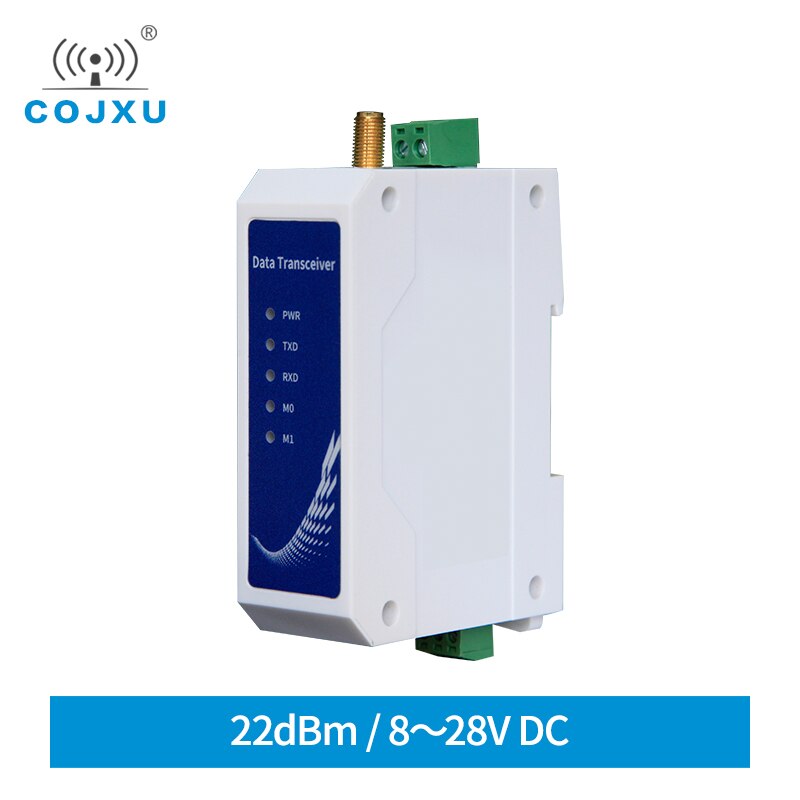 E95-DTU(400SL22-485) SX1268 410.125-493.125Mhz 22dBm 5Km Bereik 12V 24V RS485 Modbus Din Rail 433Mhz Lora modem