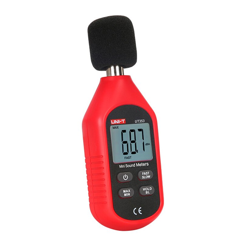 Mini Digital Sound Level Meter 30-130dB Decibel di Rumore Monitoraggio Tester Strumento di Misura SDF-SHIP