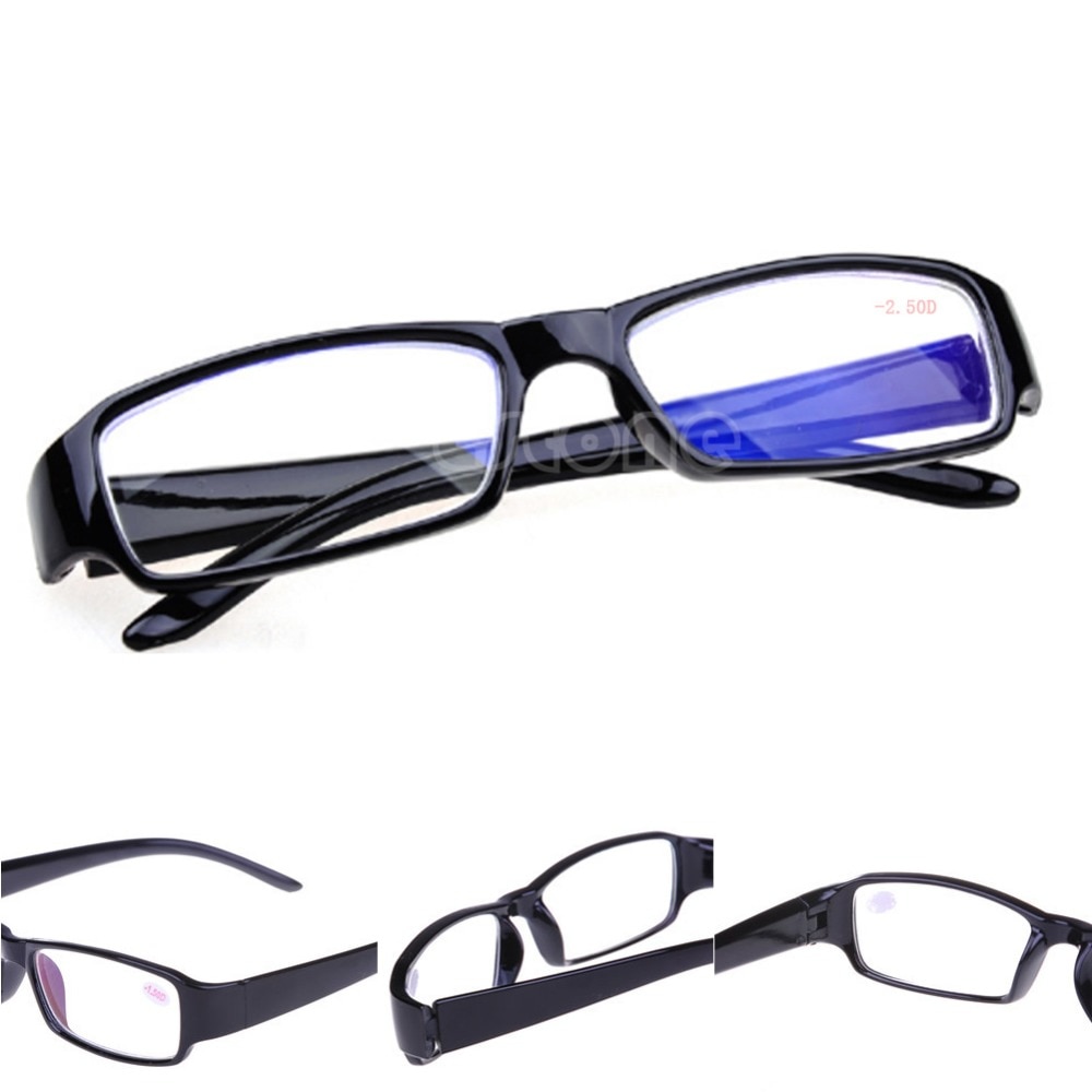 Black Eyeglass Frames Myopia Glasses -1 -1.5 -2 -2.5 -3 -3.5 -4 -4.5 -5.5 -6
