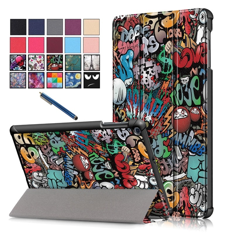 Voor tablet samsung galaxy tab  a 10 1 hoesje pu leren hoes funda voor samsung galaxy tab  a 10 1 sm t510 t515 hoesje kinderen