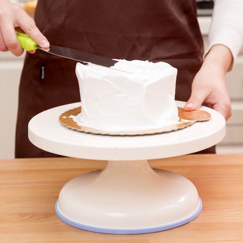 Plastic Taart Draaitafel Diy Bakken Cake Stand Cake Turntable Roterende Cake Decorating Bakken Tool Keuken Benodigdheden #1