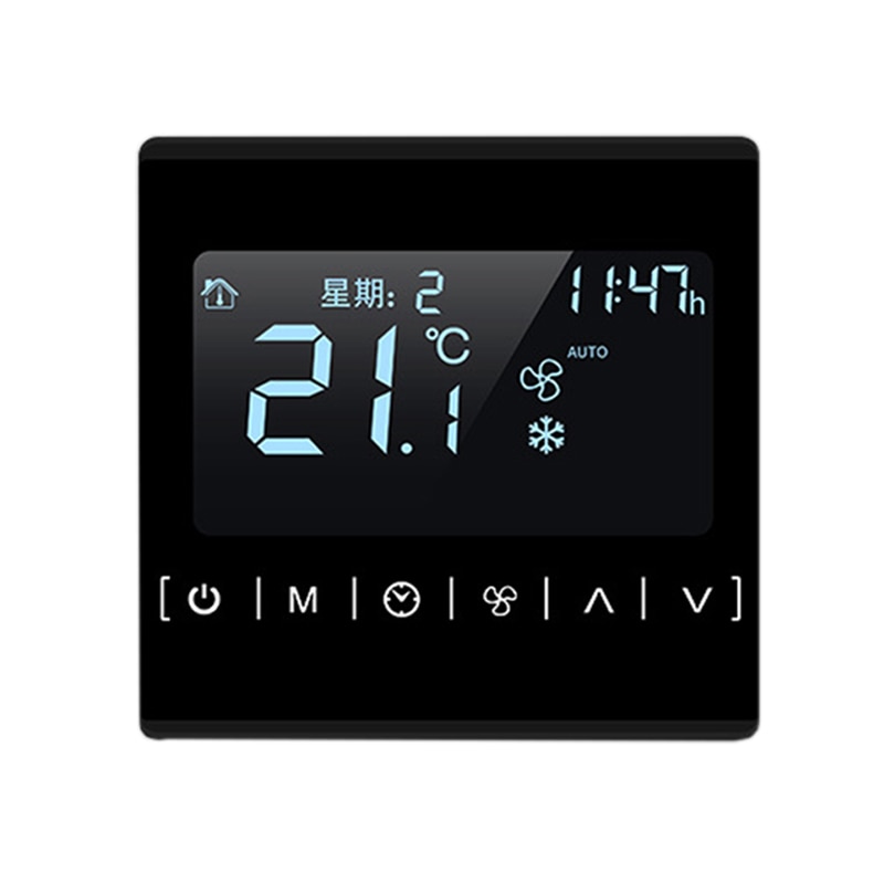 MH1821 110 V 220 V Touch Screen Black Back Licht Programmeerbare Thermostaat Warme Vloer Temperatuur Controller