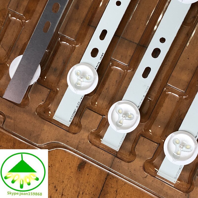 3pcs 100% 6LED/7LED 580mm LED backlight strip for 32W1333B 32L2200U SVS320AD7 SVS320AA6 LTA320AP33 LC-32LD135K 32L2200U