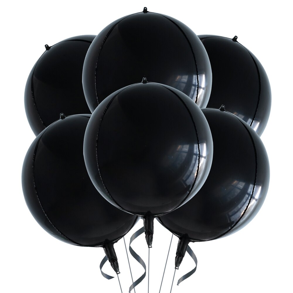 6pcs 22 Inchs Rose Gold Big 4D Balloons 360 Degree Round Metallic Rose Gold Balloons Birthday Baby Shower Wedding Decorations: CAMOUFLAGE