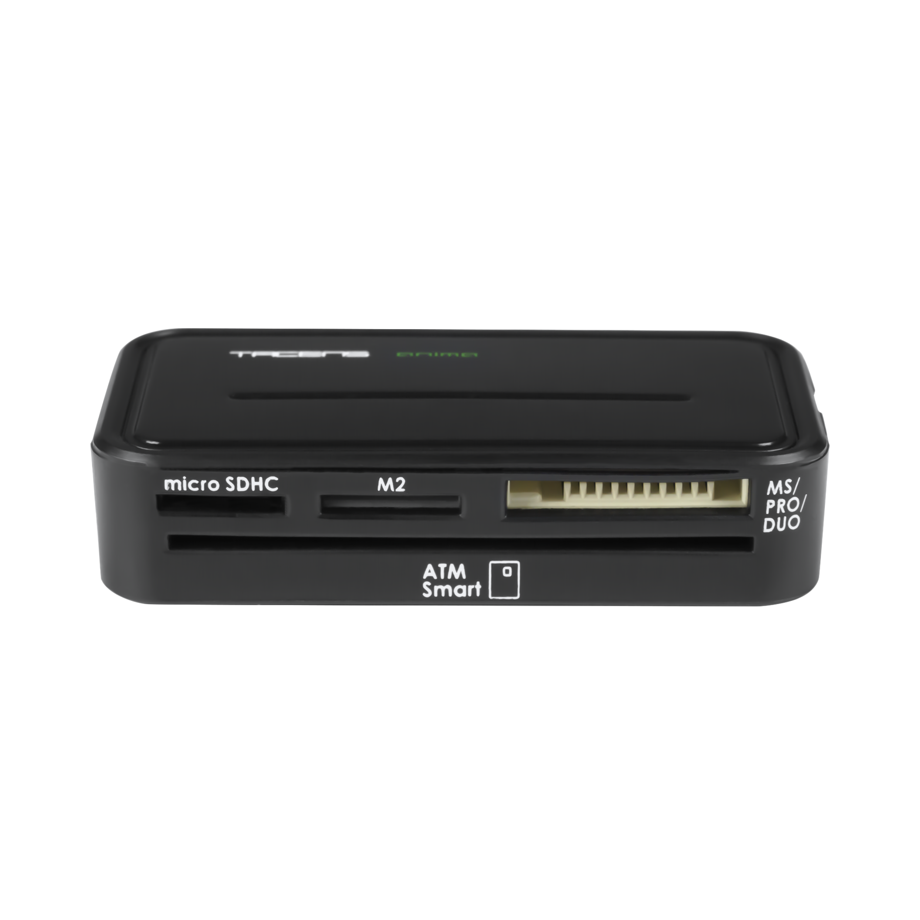 Tacens Anima ACRM2- Lector de tarjeta multiple (rápido y ligero, USB 2.0, 6 slots) color negro