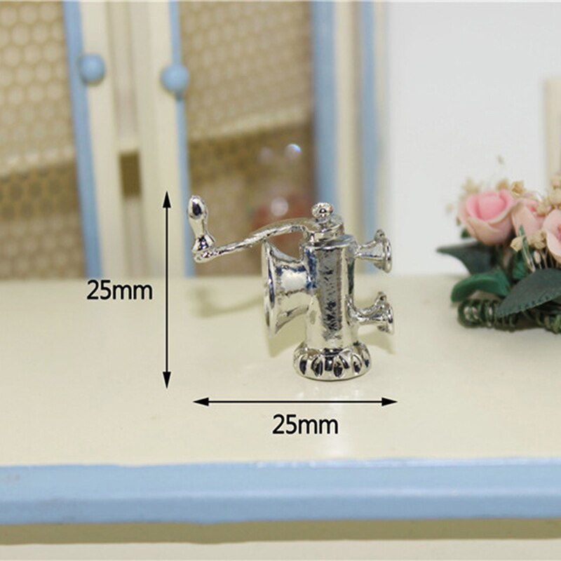 Simulazione Da Cucina robot da Cucina Giocattolo Modello per il deco per 1:12 Miniatura casa delle bambole Accessori mini Tritacarne elicottero