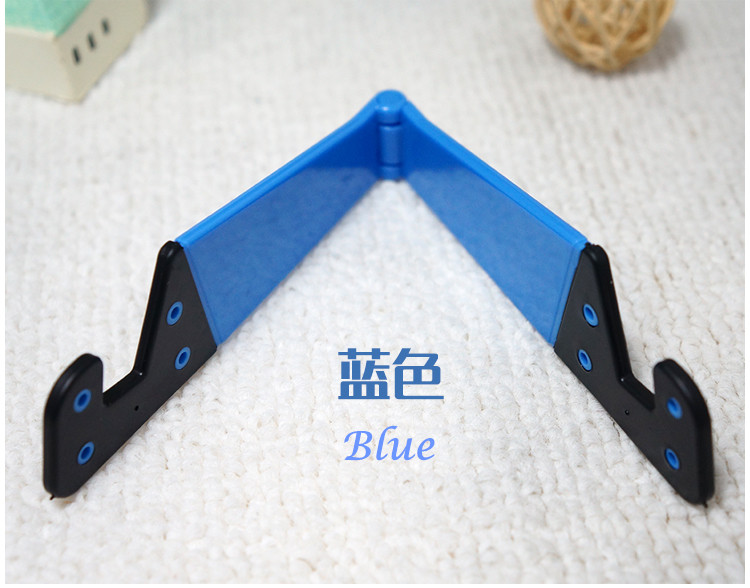 Universal Folding Tablet Stand Bracket Holder: Blue