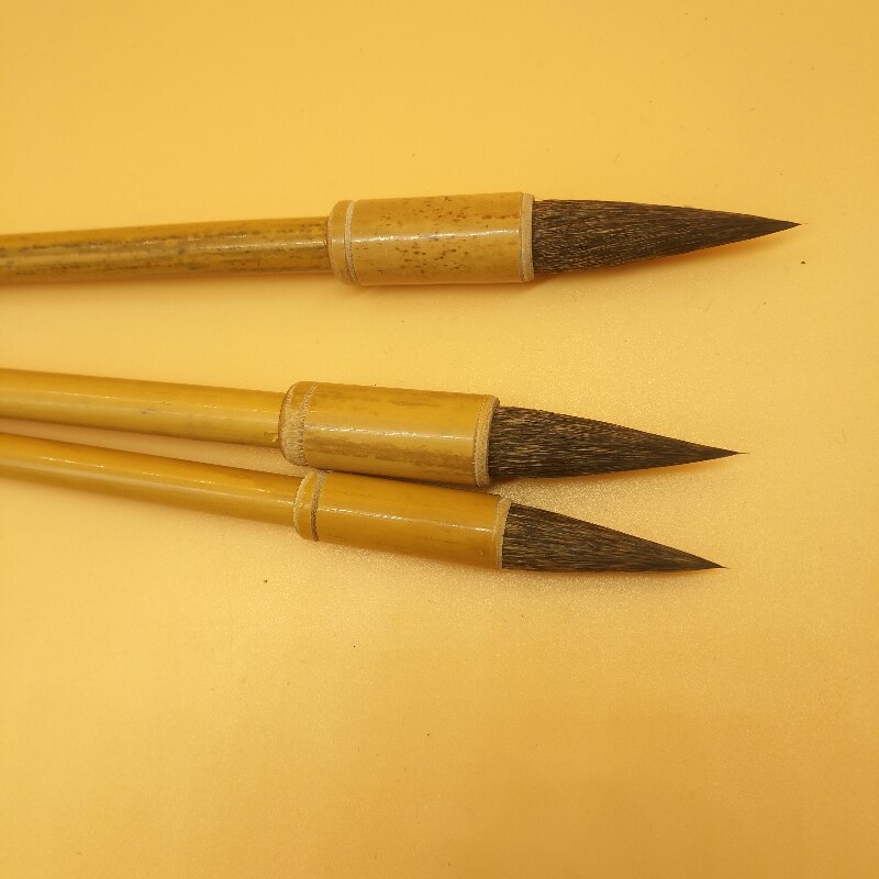 Eichhörnchen Haar Harte Lian Chinesische Kalligraphie Pinsel Stift einstellen Regelmäßige Skript Aquarell Kunst Malerei Pinsel Tinta China Caligrafia