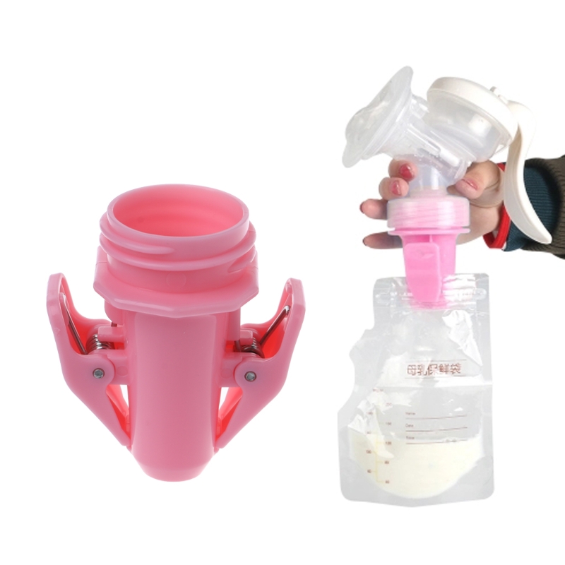 Baby Brust Milch Lagerung Taschen Clip Adapter für Standard Kaliber Brust Pumpe 85WA