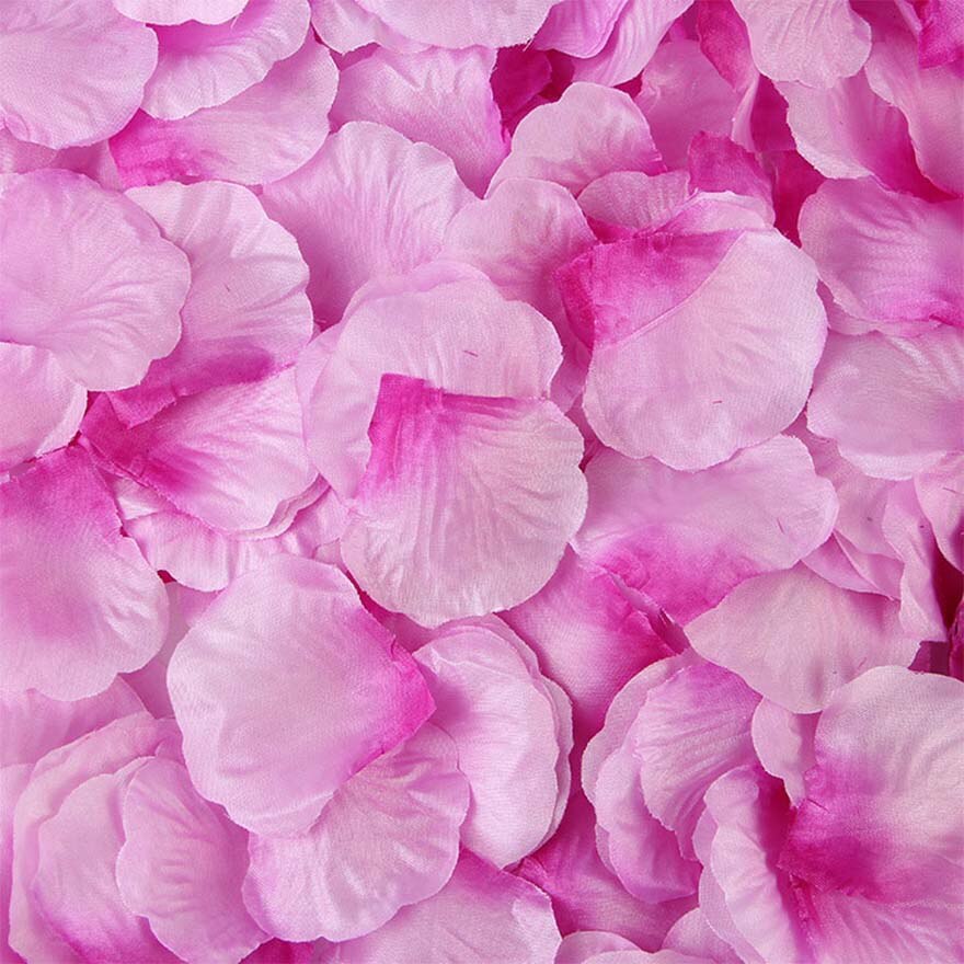 MOLANS 500pcs 5*5cm Silk Imitation Rose Petals for Wedding Decoration Muti-color Fabric Flower for Proposal Arrangement Ornament