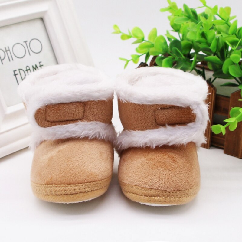 Winter Baby Boy Girl Cotton Boots Casual Shoes First Walkers Newborn Cute Non-slip Soft Sole Shoe Warm