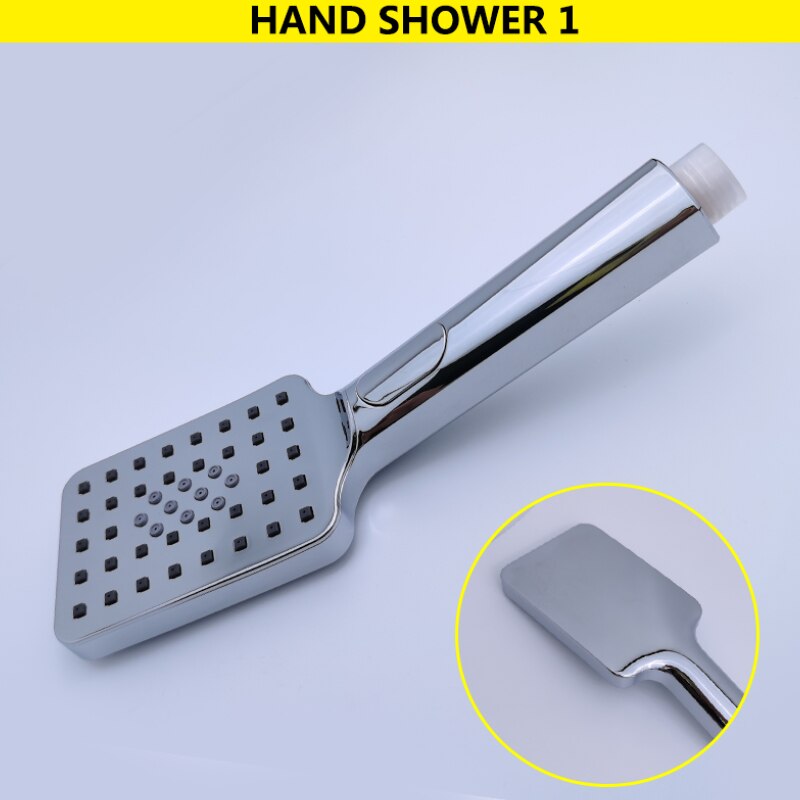 Badkamer Douche Sliding Bar Chrome Set 1/2/3 Functies Messing Abs Plastic Handheld Douche Rvs Verstelbare Bar: Shower 1