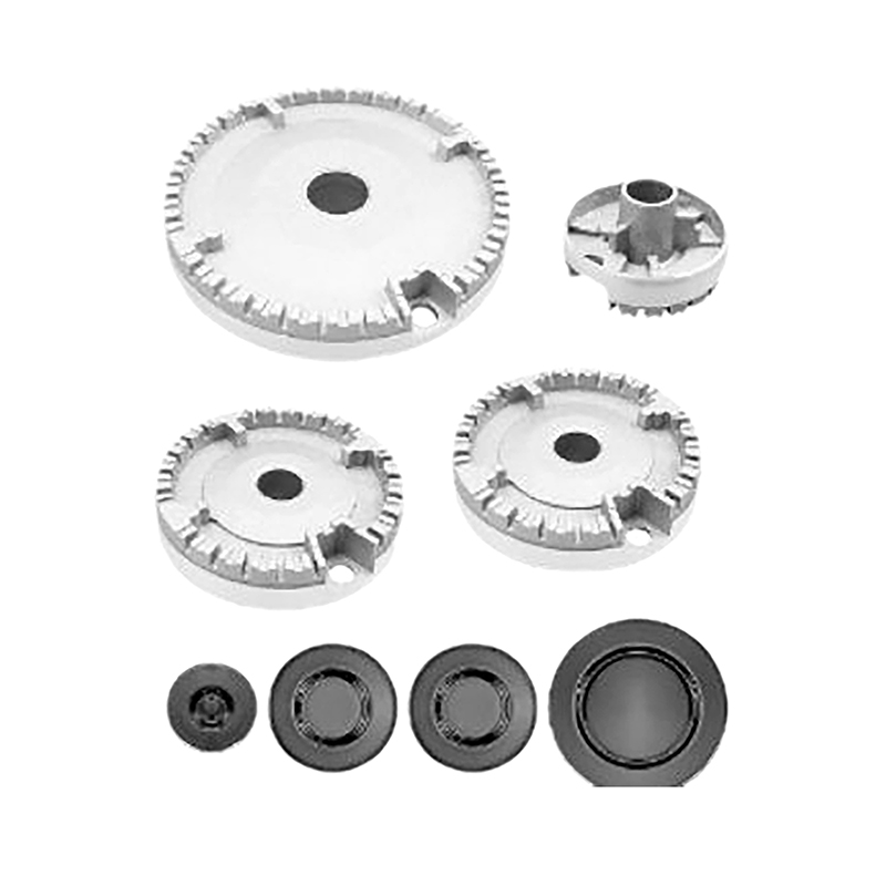 Set oven gas kookplaat brander platte vuurkap kroon vlamkap gasbrander vlamkap past op de meeste gasfornuis branders accessoires fornuis