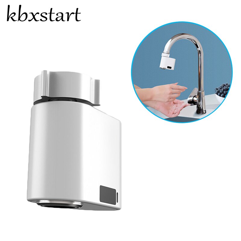 Smart Sensor Faucet Infrared Sensor Automatic Water Saver Tap USB Charge Inductive Faucet Kitchen Bathroom Nozzle Tap