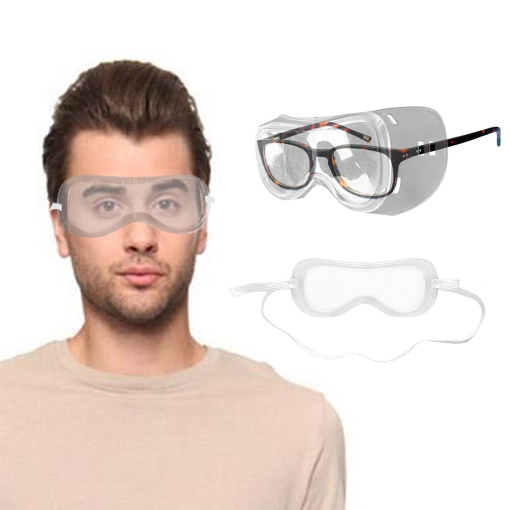 Safety Goggles Anti Fog Dust Clear Goggles Saliva-proof Goggles for Outdoor Laboratory Eye Protection D6