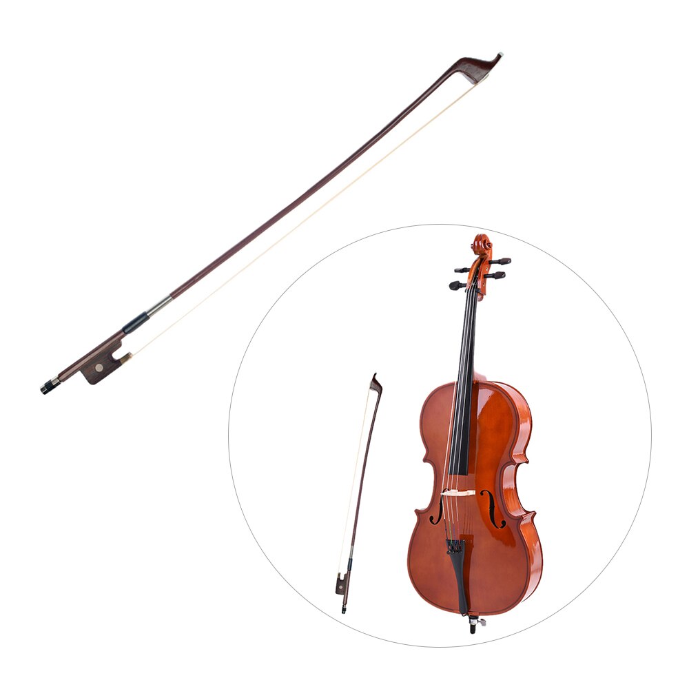 Franse stijl strijkstokken voor contrabas maat 4/4 brazilwood strijkstok paardenhaar strijkstokhaar geweldig evenwichtspunt orkestrale strijkers accessoires