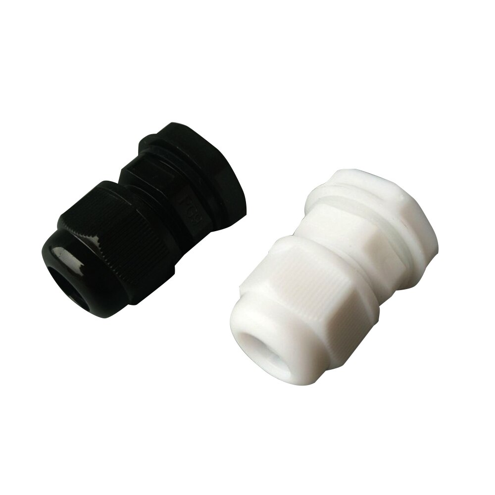 10PCS x Cable Gland PG9 Cable waterproof Connector IP67 Plastic Nylon Cable Fixed Head