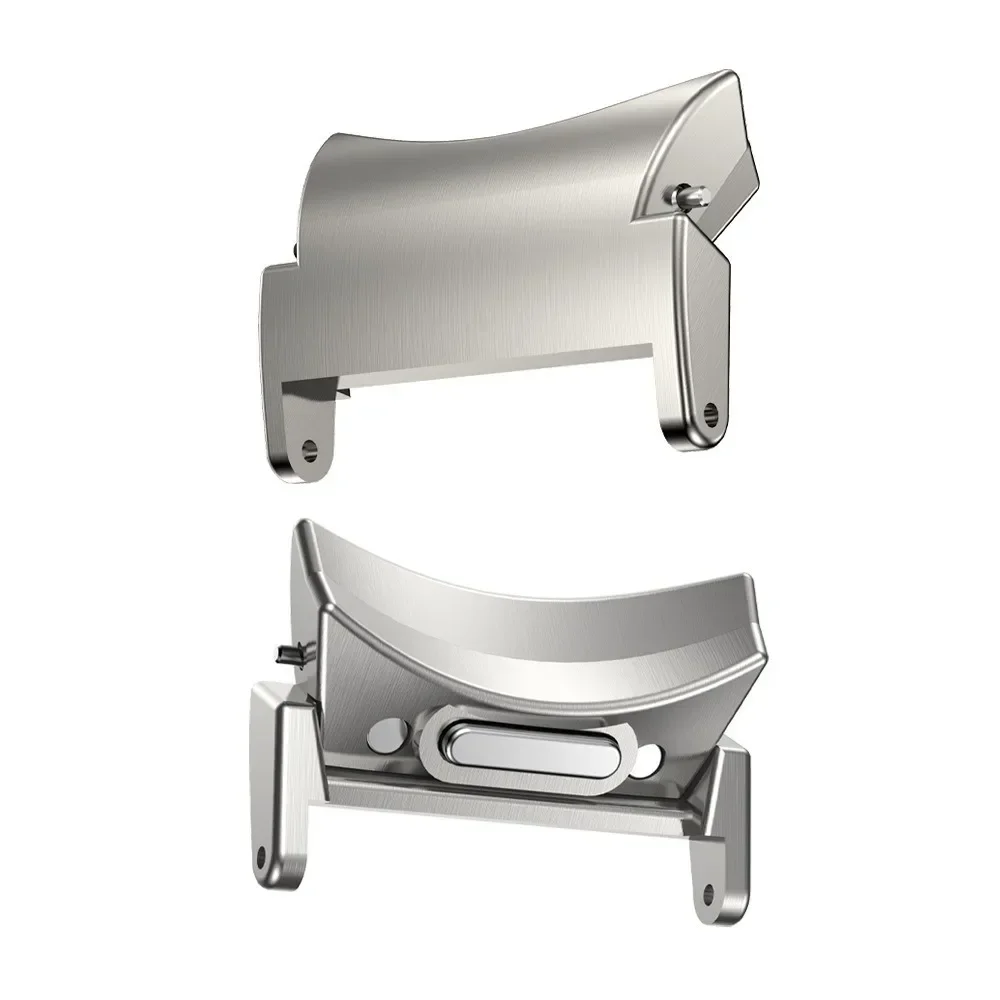 Quick Fit Connector für Samsung Galaxy Watch 6 5 4 10 44 mm für Galaxy Watch6 Classic 43 47 42 46 mm 2 Stück Edelstahl-Adapter: S / Silber