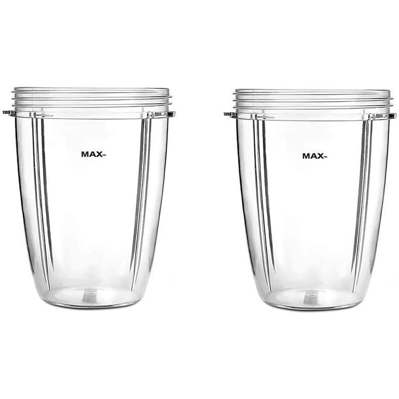 24Oz Cups Voor Nutribullet Accessoires 600W 900W Blender Juicer Mixer Vervangende Onderdelen (2 Pack)