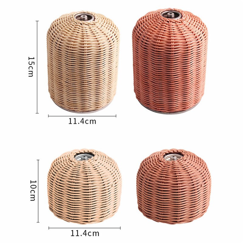 Camping Gas Cylinder Cover Canister Cover Protector Outdoor Camping Gas Fuel Cylinder Storage Bag Multi-function Canister Cover