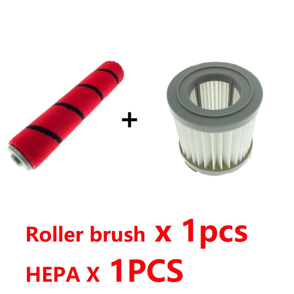 HEPA Filter For Xiaomi LEXY JIMMY JV51 Household Wireless Handheld Vacuum Cleaner Accessories Hepa Filter Roller Brush Parts Kit: ROLLER X HEPA