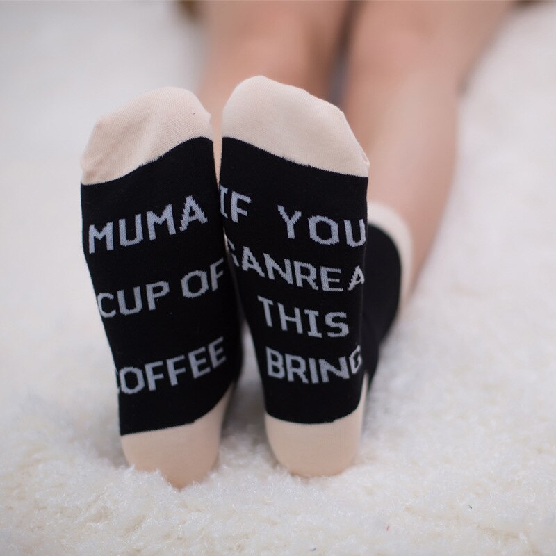 Custom wine socks If You can read this Bring Me a Glass of Wine Socks autumn spring fall Dobby Halloween Sock: YM13-11