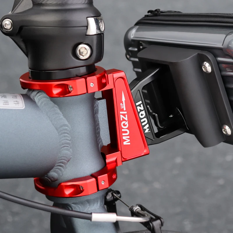 MUQZI Fiets Voortas Houder Voor Birdy Dahon SP8 412 Vouwfiets Voortas Carrier Mount Adapter