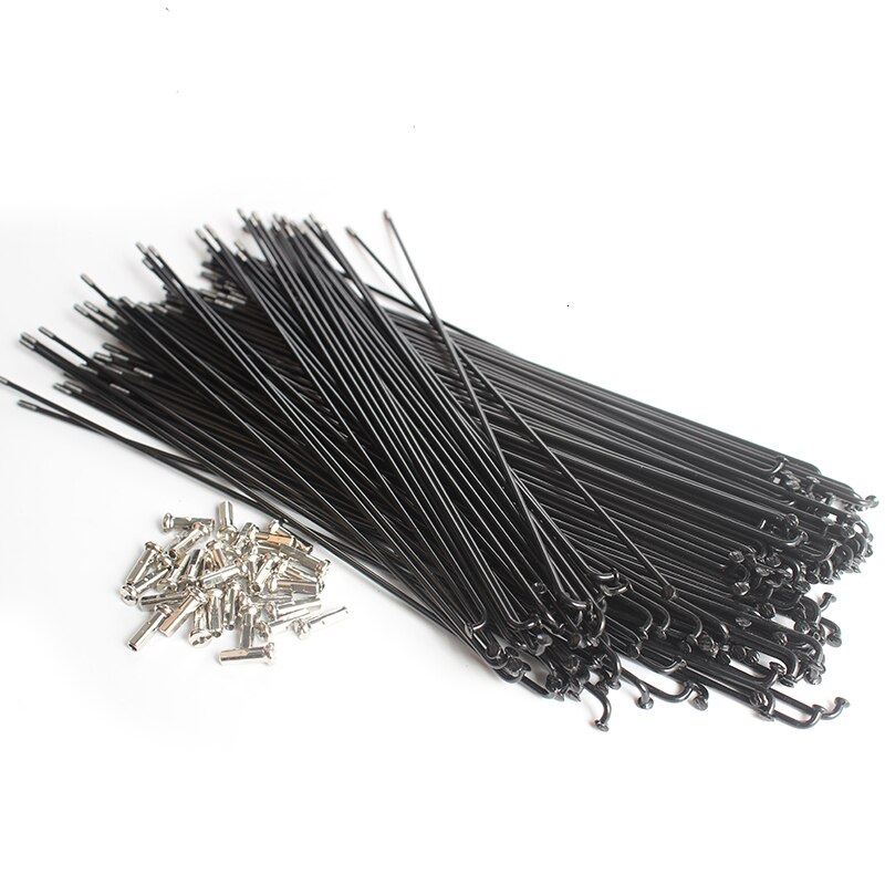 Fiets spaken fiets roestvrij staal zilver spaken 36 stks 14G/14K J Bend fiets spaken Pls Kies 170-300mm 304 fiets spaken (kleur: 268 mm