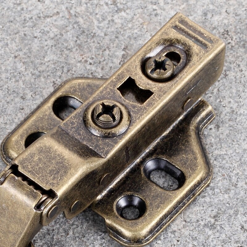 Myhomera 2 stk skabs hængsel hydraulisk super mute rustfrit stål møbel skab dørhængsler kobber kerne spjæld buffer lukker