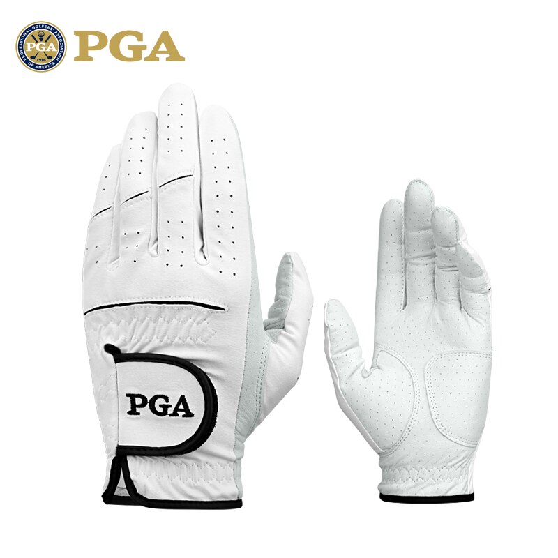 Golf gloves men's leather gloves left and right hand suede + microfiber ultra breathable