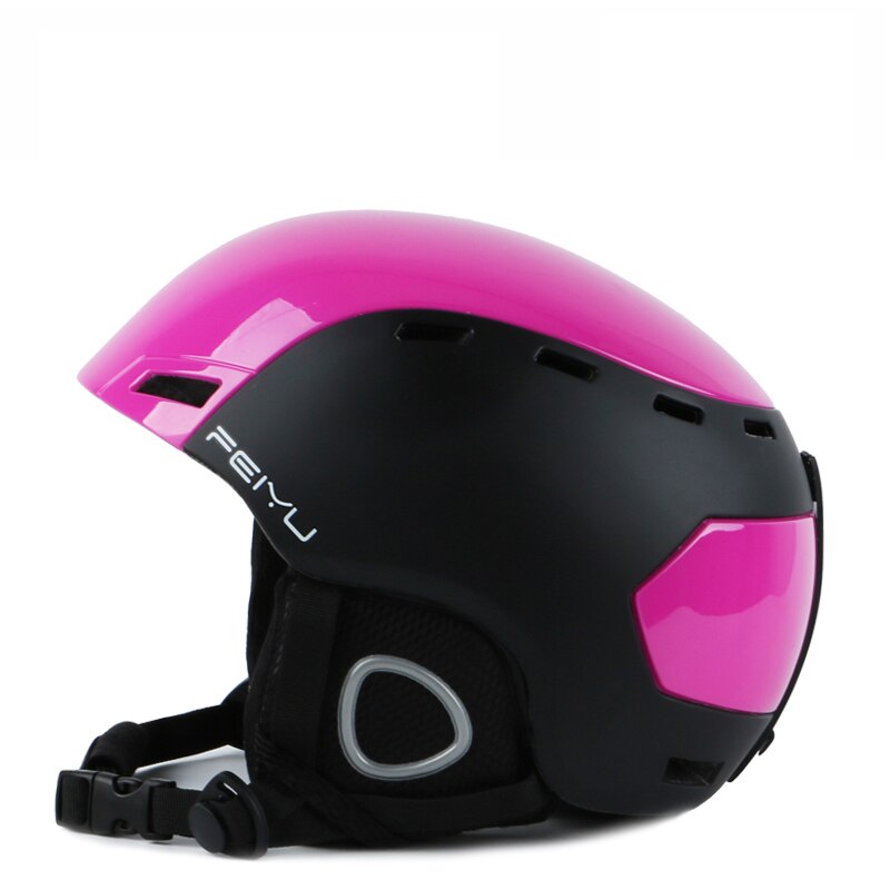 Mannen Vrouwen Skiën Helm Professionele Winter Snowboard Schaatsen Helmen Ademend Veiligheid Sneeuwscooter Skateboard Helm: purple / L