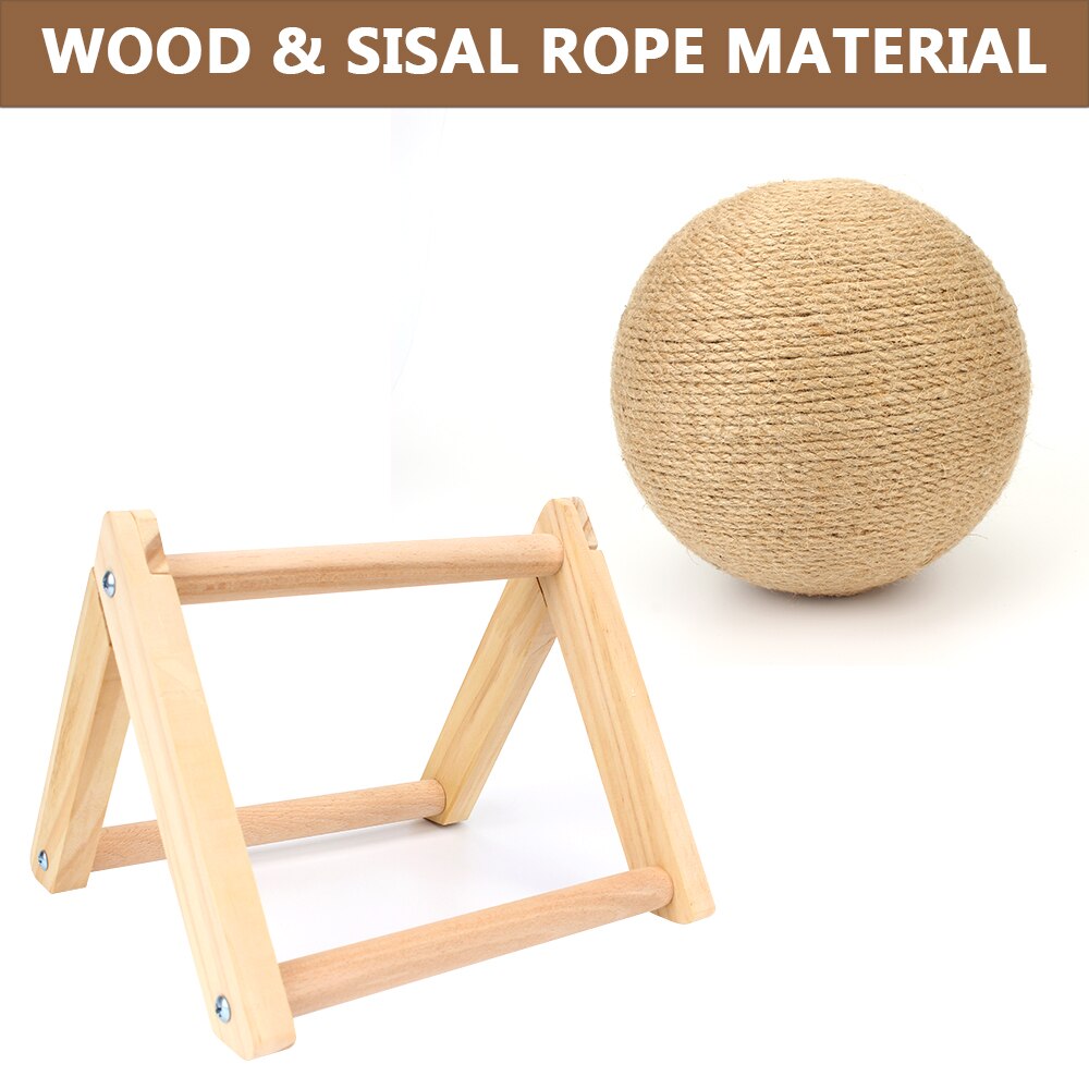 Cat Toy Kitten Sisal Rope Ball Scratching Ball Climbing Frame for Cat Cats Scratcher Wear-resistant Board Grinding Paws Toys